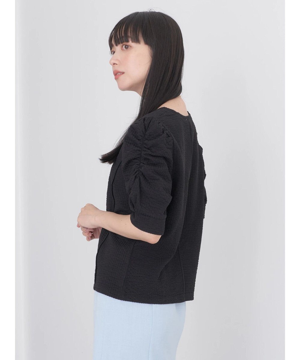 earth music&ecology ジャガードパワショルプルオーバー 