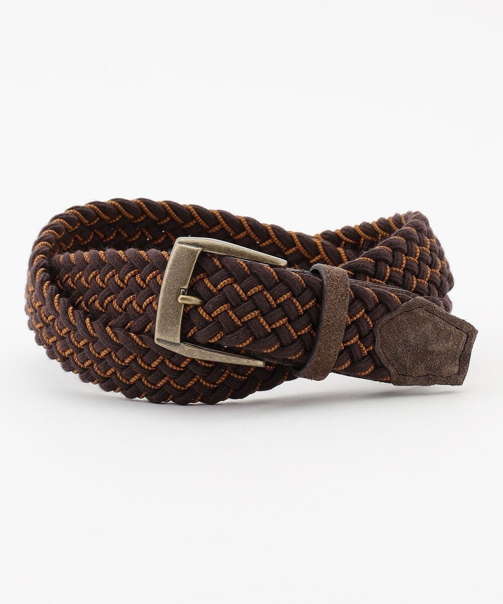 JOSEPH ABBOUD 【イタリア素材・ストレッチ・日本製】ウールビスコースストレッチ ベルト 