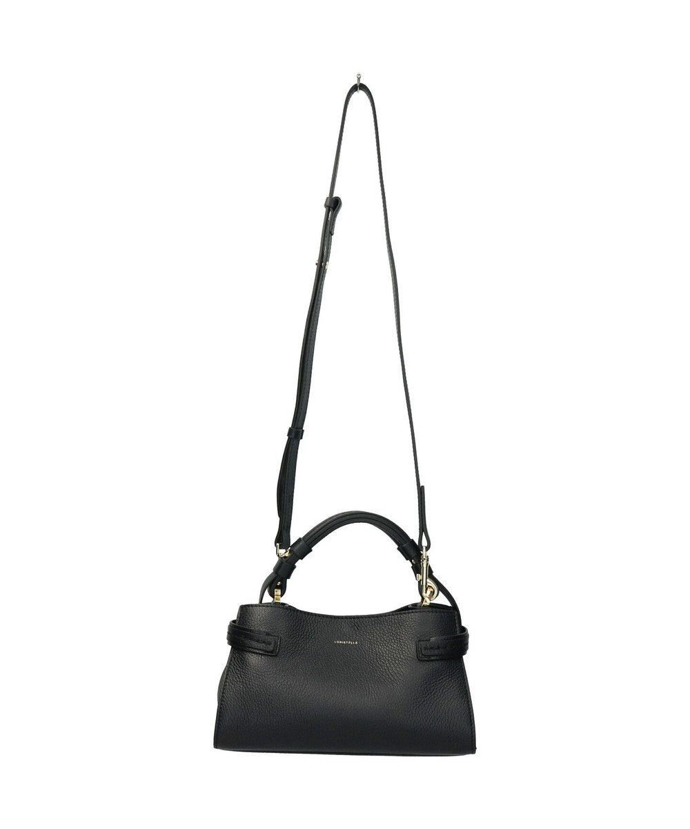 INTER-CHAUSSURES 【LORISTELLA】シュリンクレザーハンドバッグ 