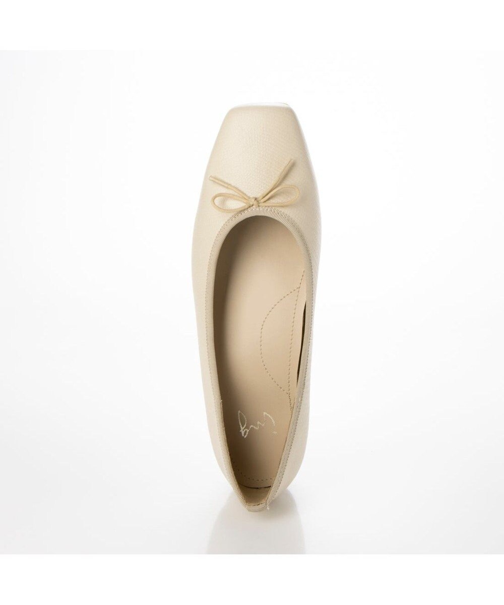 ing <ing>【WEB限定】スクエアトゥバレエシューズ 