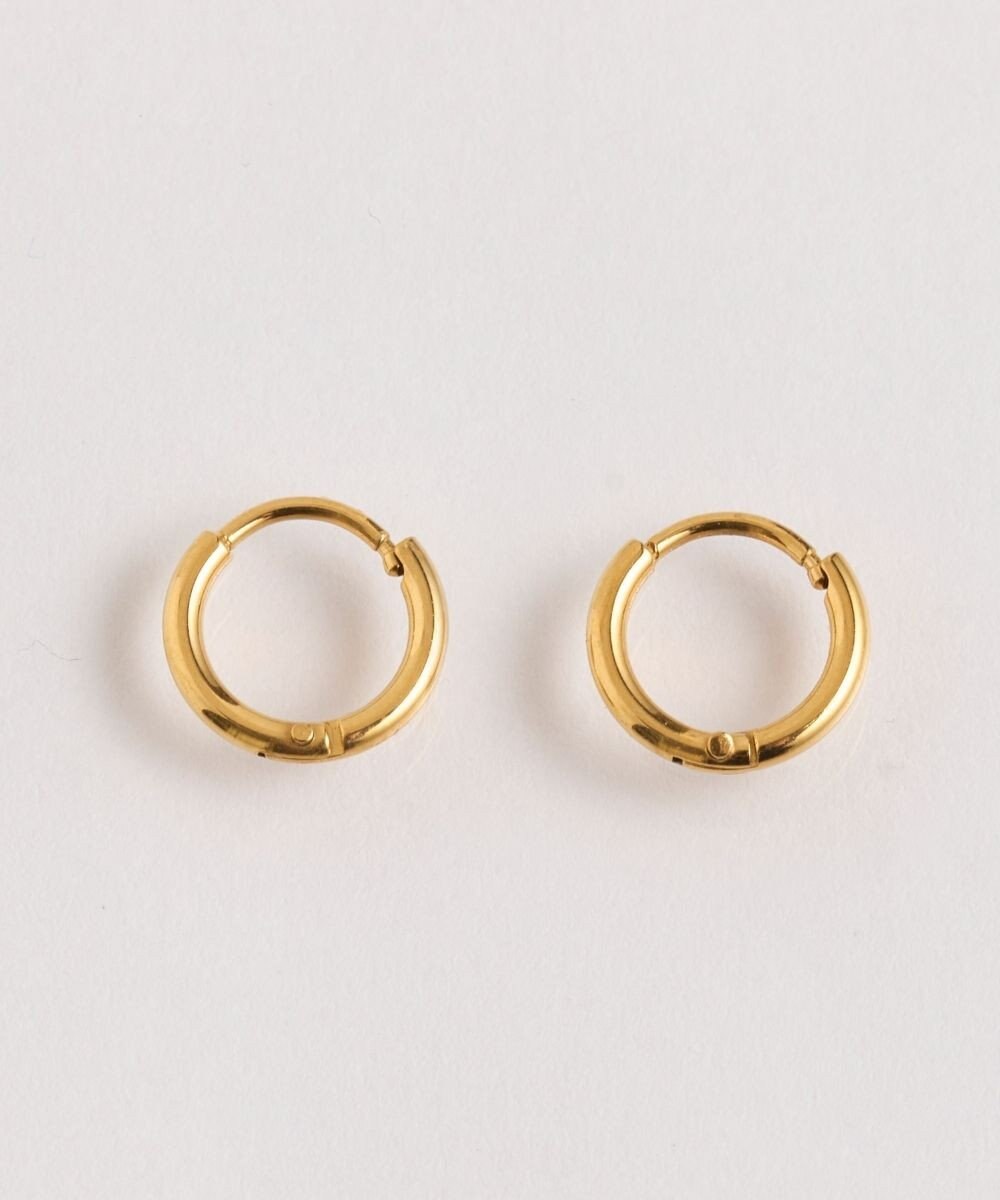 Phoebe 〈シリーズ累計販売10000点突破！〉〈金属アレルギー対応〉ミニフープピアス/サージカルステンレス　ゴールド 