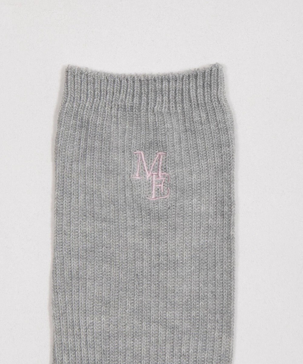 WEGO 刺繍ロゴローゲージゆるリブソックス 