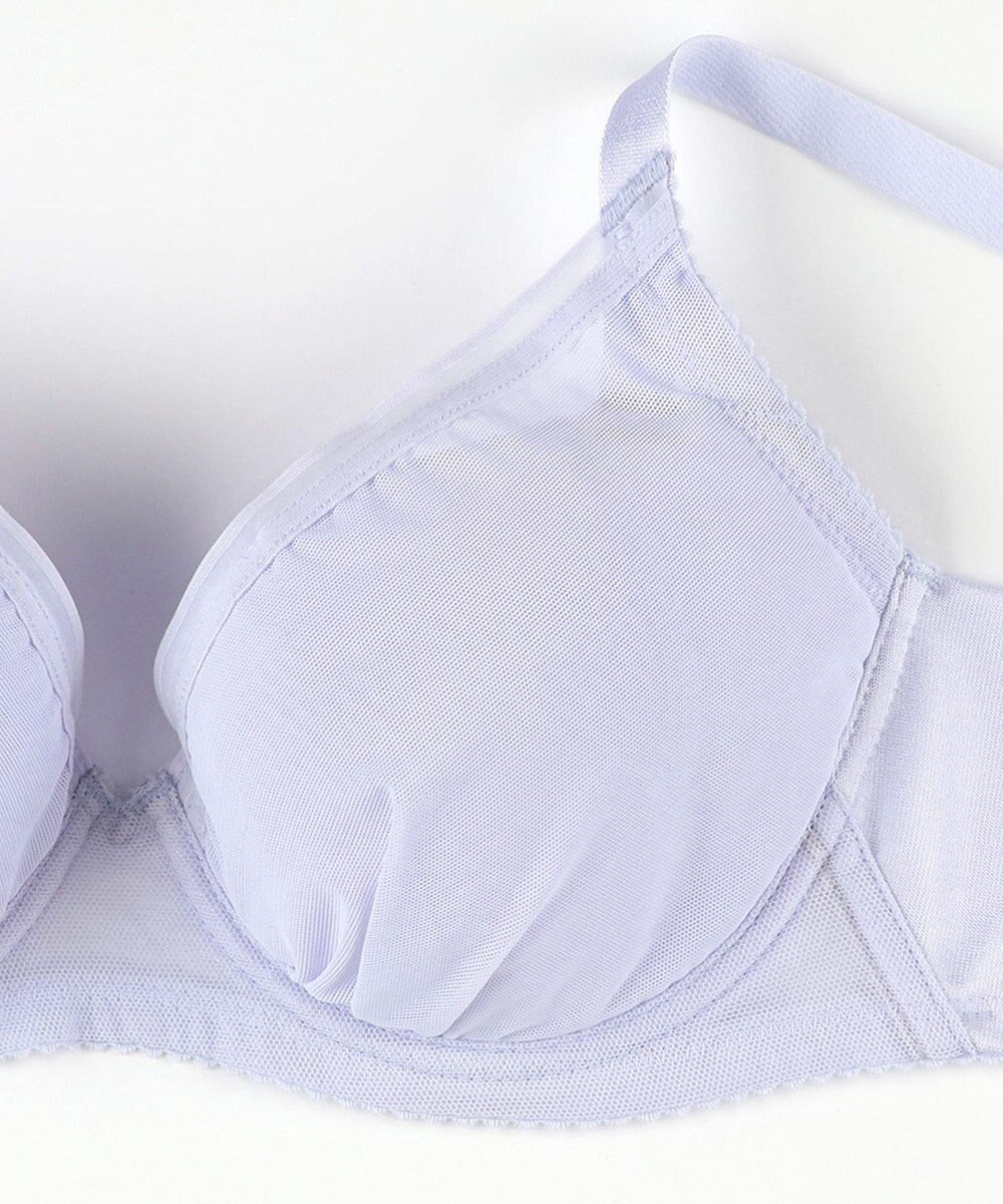 WACOAL 【小さく見せるブラ】 シンプル ブラジャー 着やせ効果 コンパクトにメイク バストの突出をおさえる 背中の段差を軽減 大きいサイズ レディース BRB452 /ワコール 