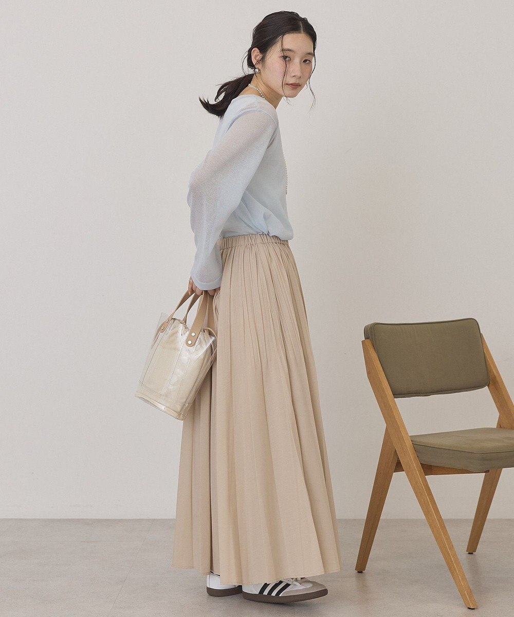 AMERICAN HOLIC 【選べる丈】シアープリーツスカート 