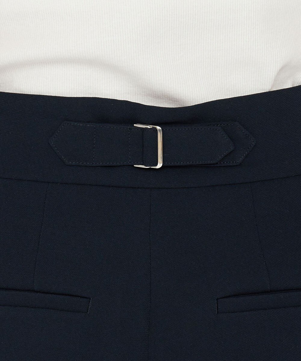 uncrave 【防シワ・洗濯機洗い可】ウォッシャブルダブルクロス テーパード パンツ 