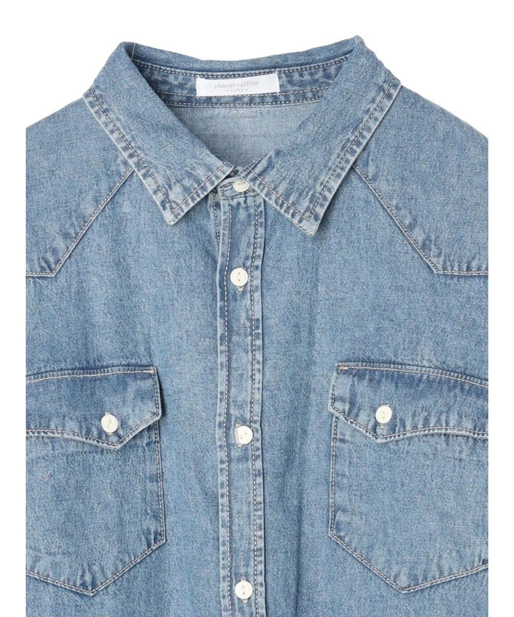 Green Parks ウエスタンＢｉｇデニムシャツ 