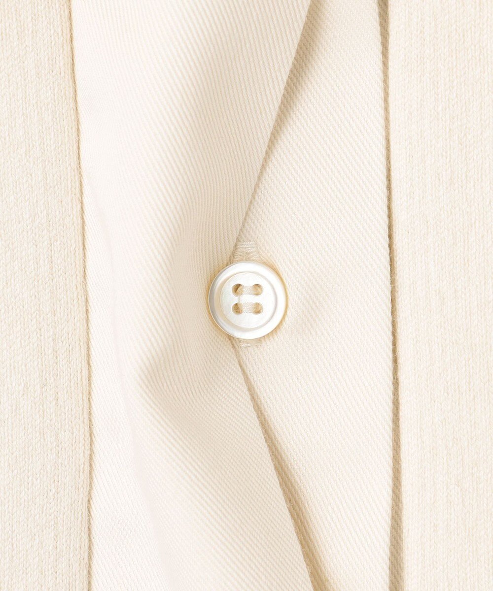 BEIGE， 【洗える】TAFT / コットンカシミヤラガーニット 