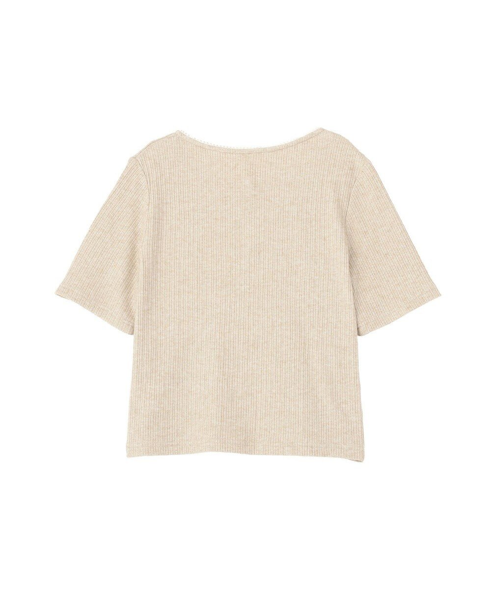 earth music&ecology チェーンリブラメカットソー 