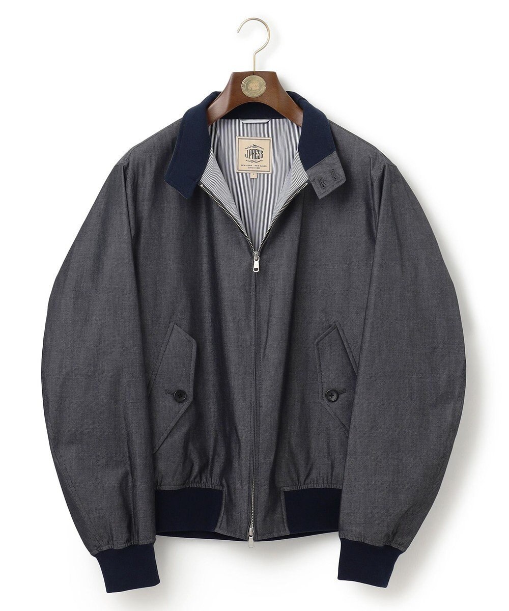 J.PRESS MEN ボンディングデニム ゴルフジャケット 