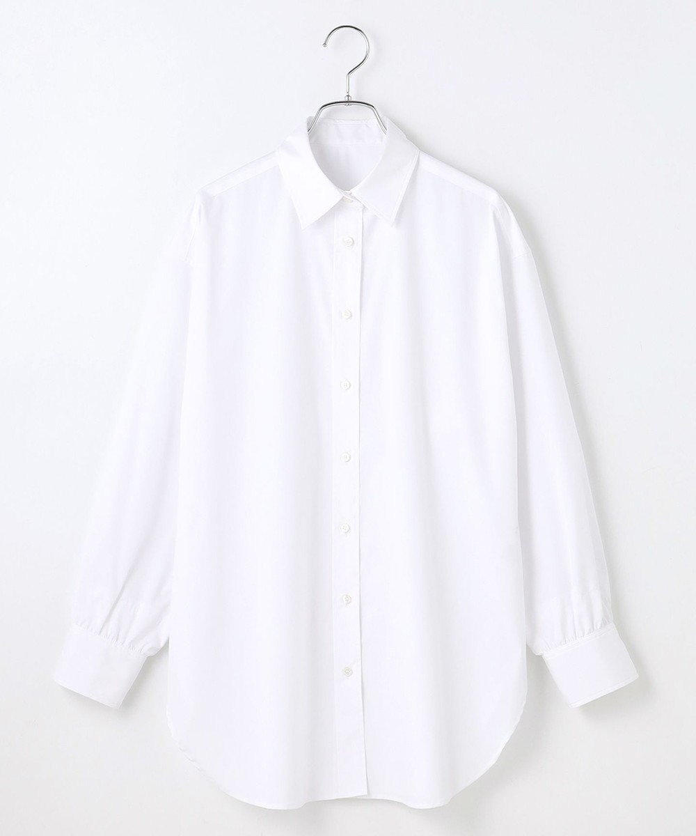 #Newans 【洗濯機可】ロールアップカフスシャツ 