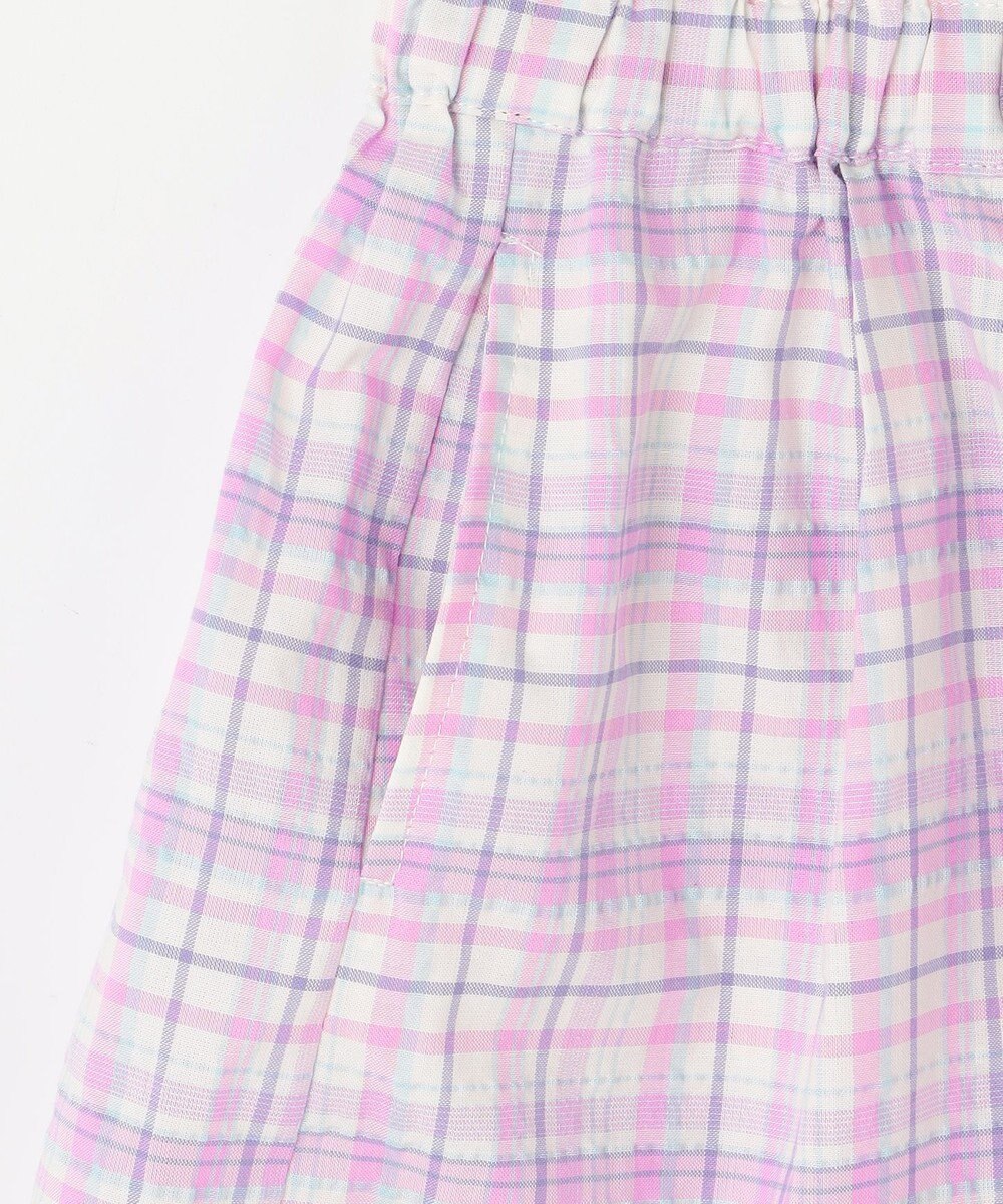 ANY KIDS チェック柄キュロット 