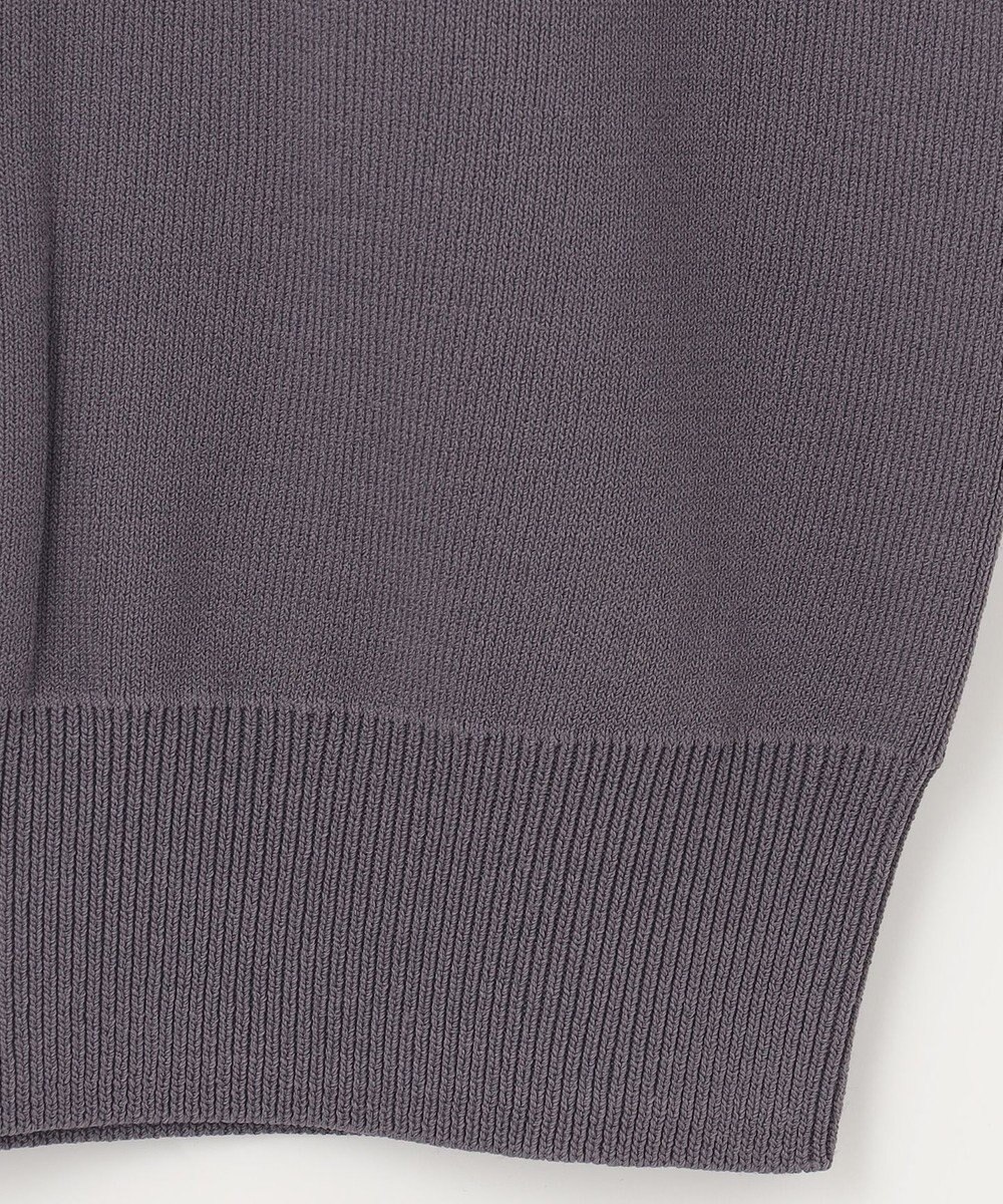 ANY SIS L 【洗える】ハートネックファブリックコンビ ニット 