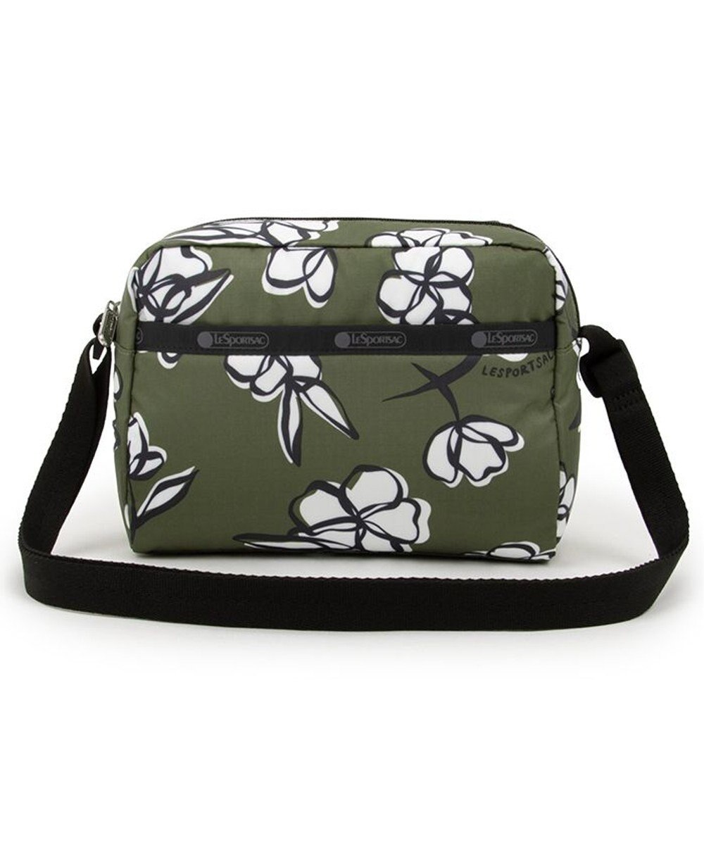 LeSportsac DANIELLA CROSSBODY/オリーブフローラルシルエット 
