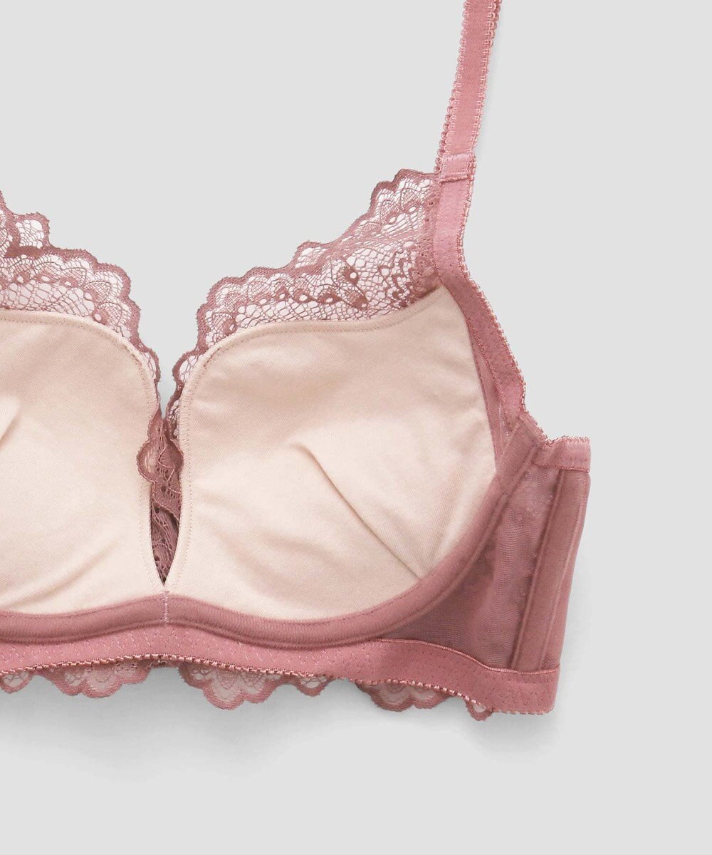 San-ai Resort（三愛水着楽園） 【新色アッシュローズ・アッシュグレー追加】 カシュクール脇高ブラジャー＆ショーツ 