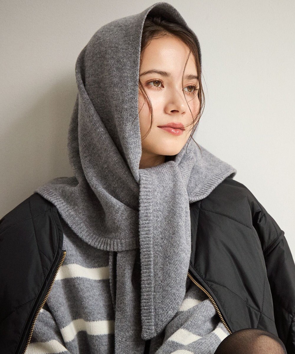 23区 【SLOW/一部店舗限定】ソフトウール ニット ストール 