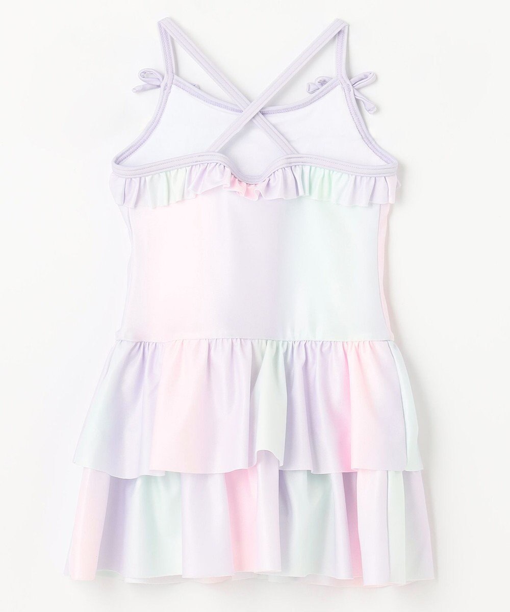 ANY KIDS 総柄フリルワンピース水着 