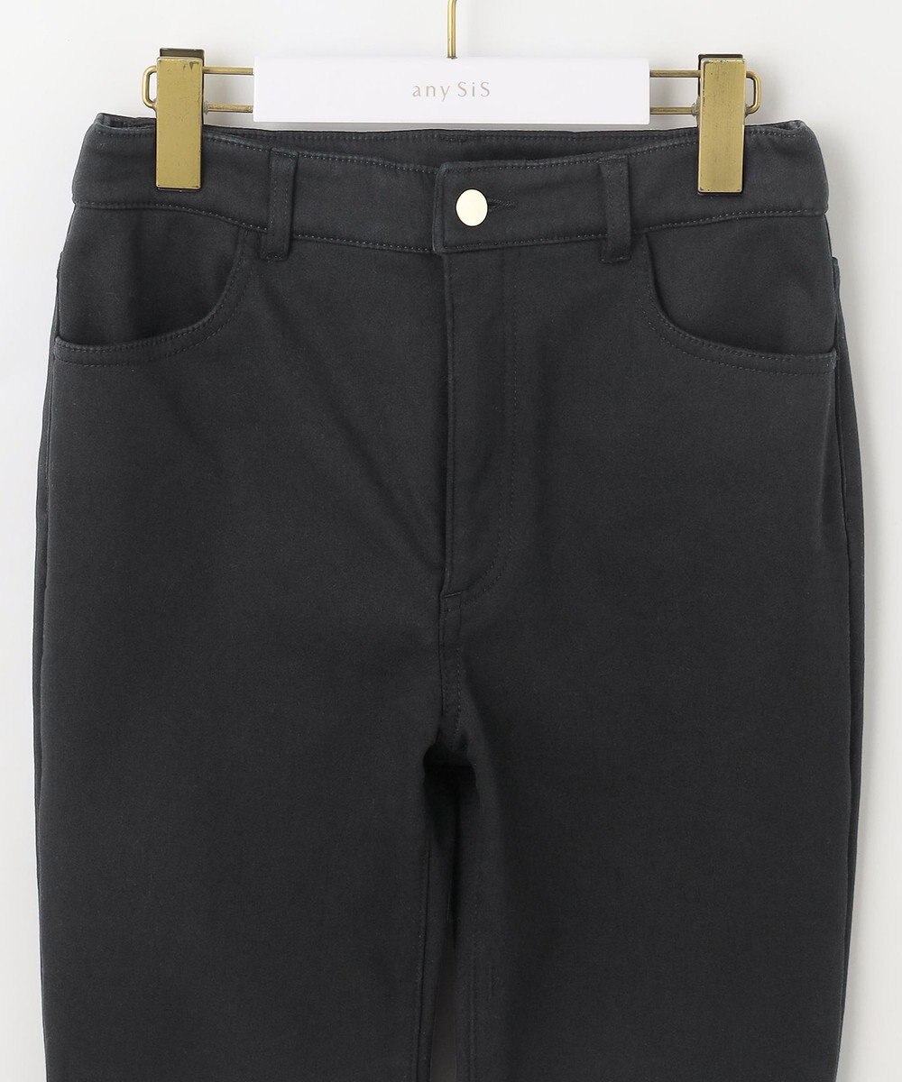 ANY SIS 【洗える/裏起毛】スフレ デニム 