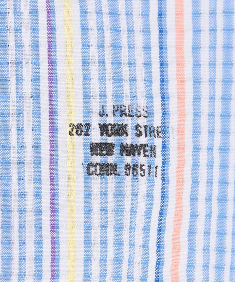 J.PRESS MEN 【Aero Weave】クールマックスサッカー ストライプ シャツ / B.D. 