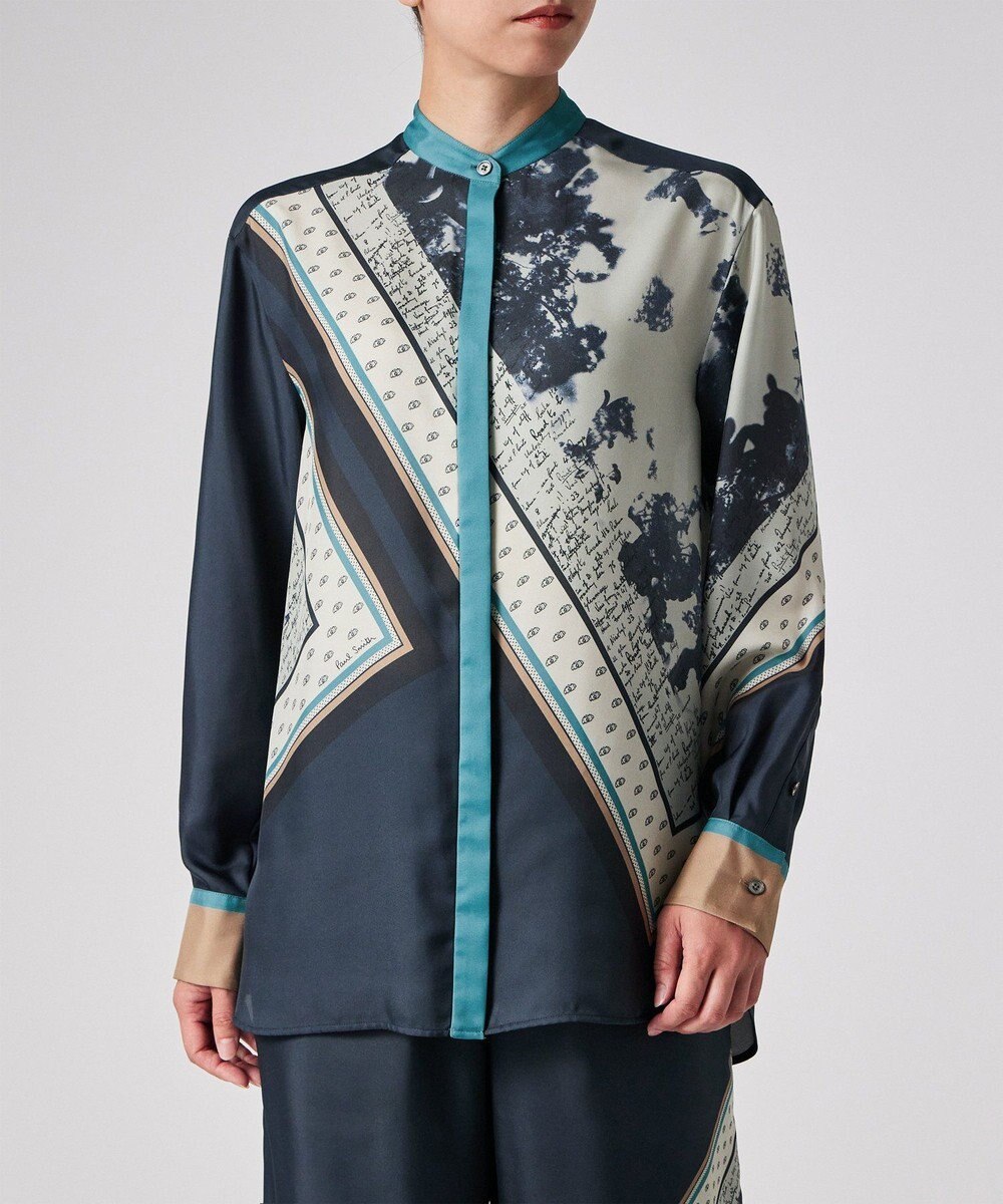Paul Smith Travel Scarf スタンドカラー シャツ 