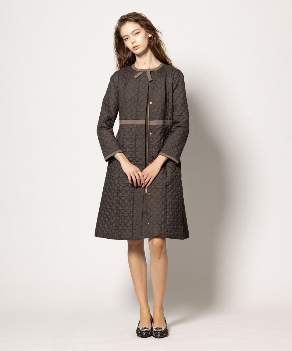 TOCCA 【消臭・洗える】CLOVER CARPET キルト中綿ロングコート 