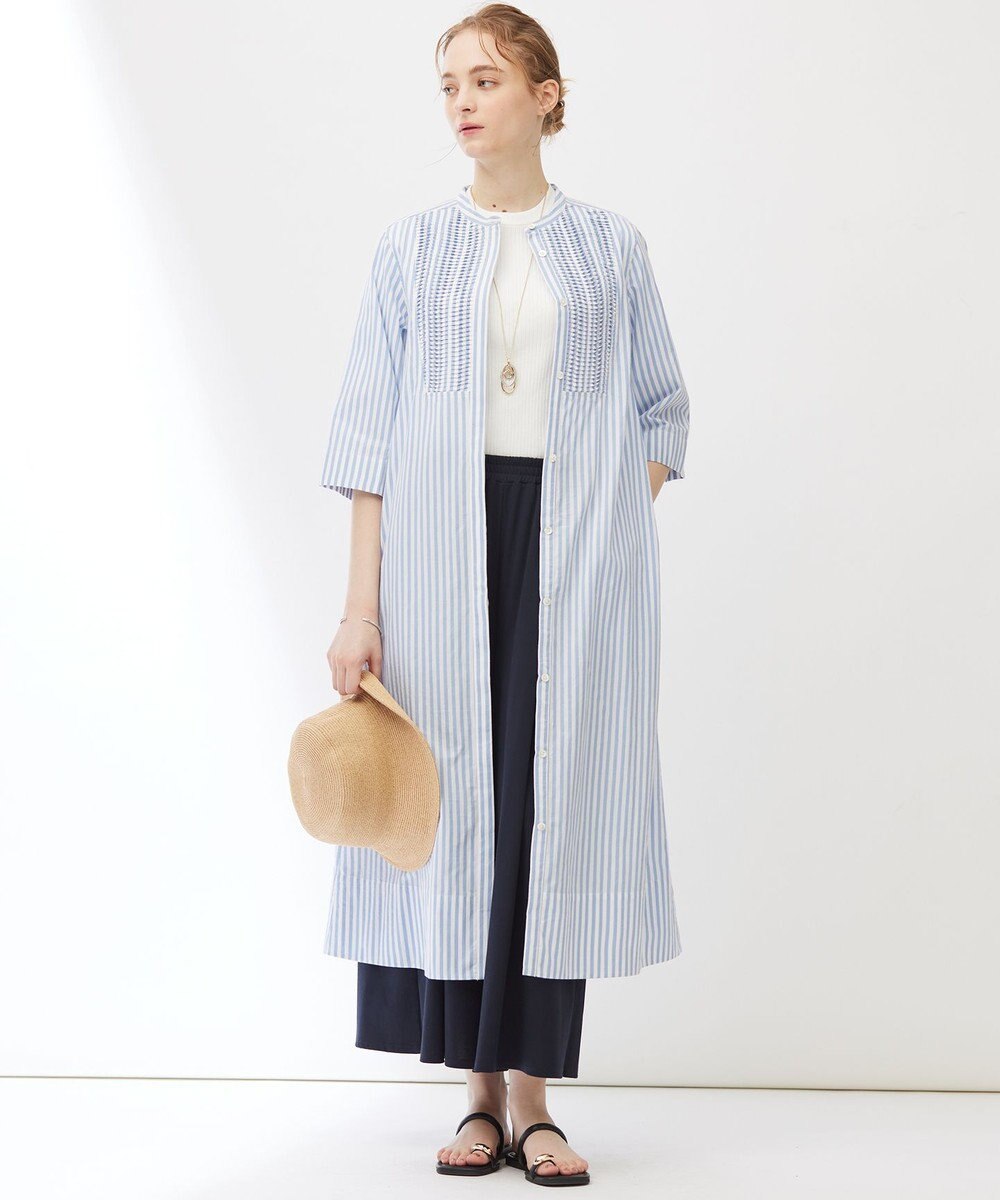 23区 【Indian Factory】ツイストスムースジャージー ワイドパンツ 