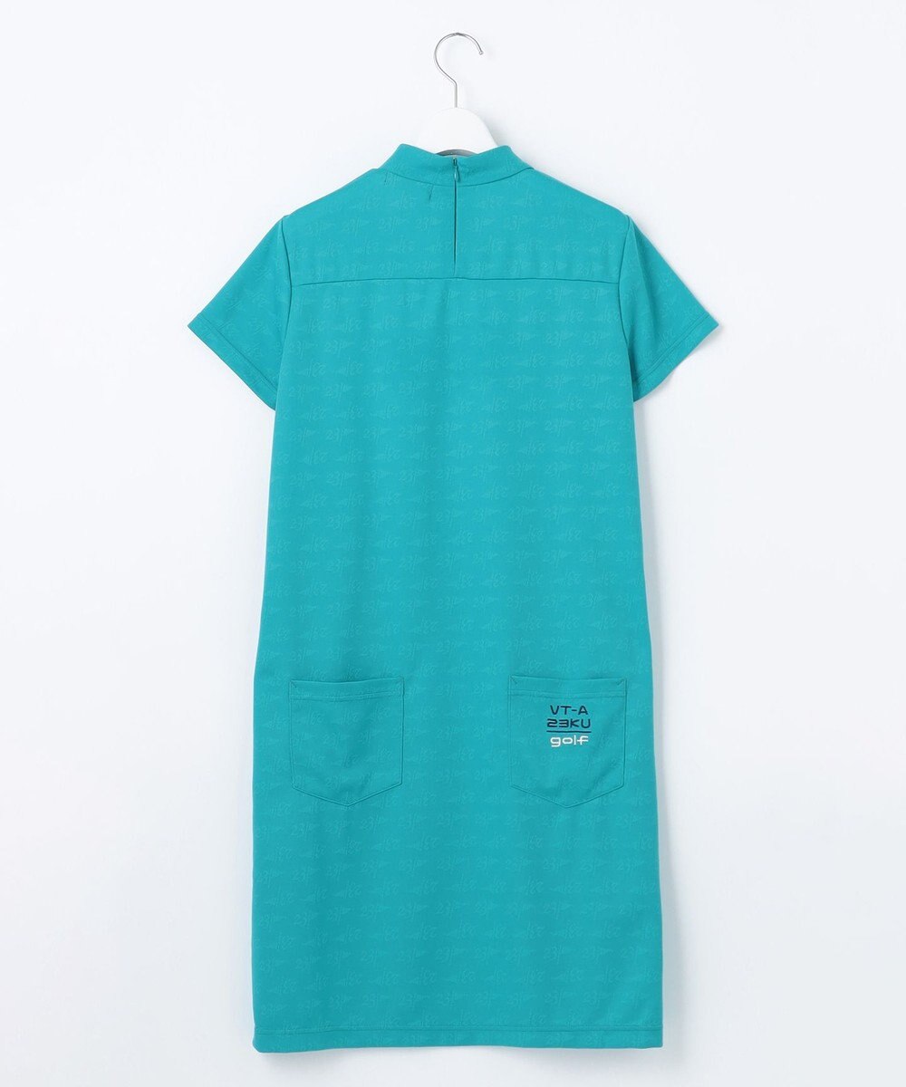 23区GOLF 【WOMEN】【吸水速乾】フラッグロゴジャガード ワンピース 腰回りカバー 1枚で決まる 