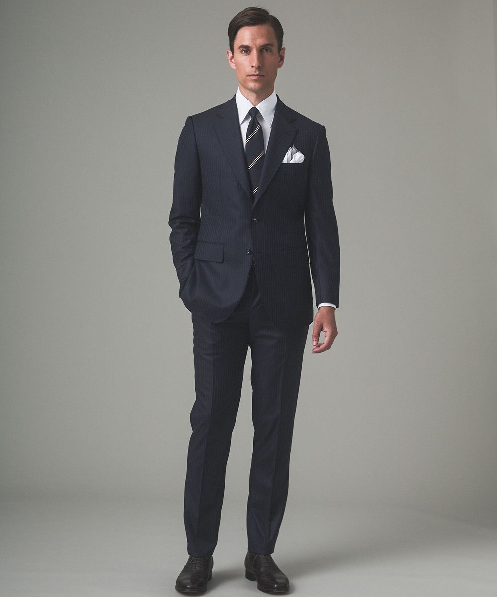 GOTAIRIKU GOTAIRIKU別注【日本製】シルク ネクタイ_レジメンタル 