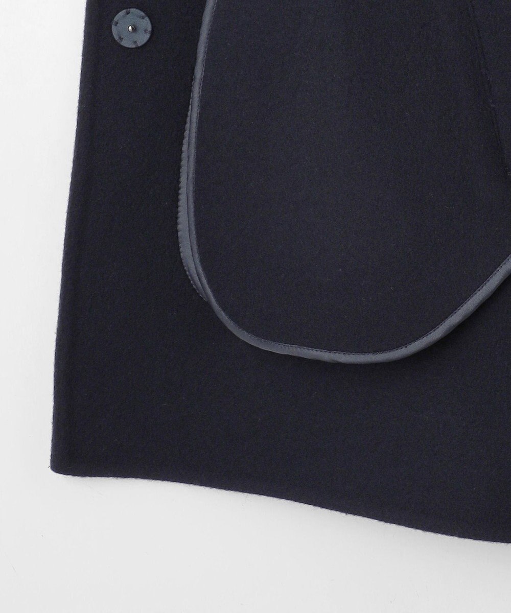 #Newans バックペプラムダブルフェイスジレ 