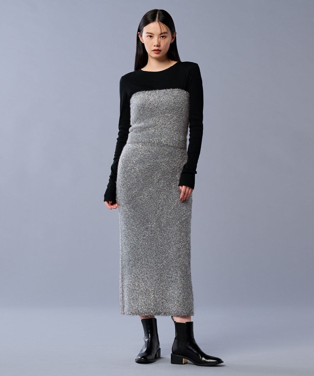 uncrave アルビニスタシフォンテレコ ボートネック カットソー（uncrave STANDARD） 