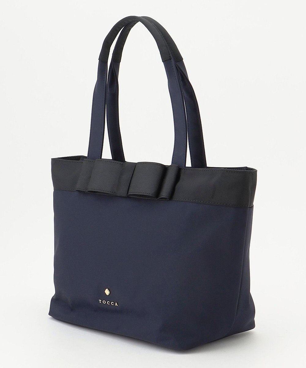 TOCCA 【撥水・A4サイズ対応】RIBBON BRICK A4TOTE トートバッグ 