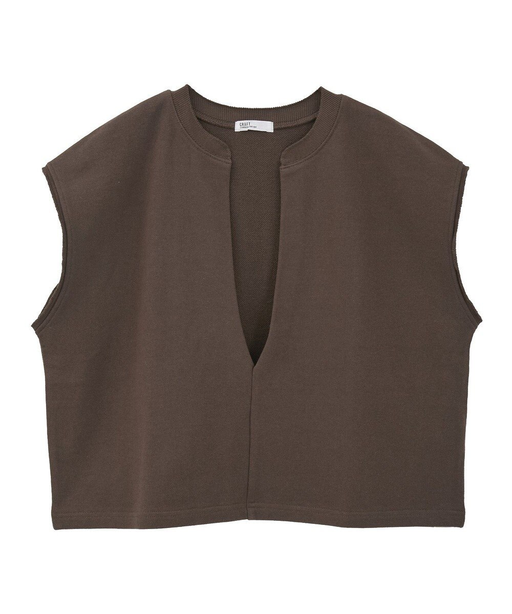 CRAFT STANDARD BOUTIQUE 裏毛深Ｖベスト 