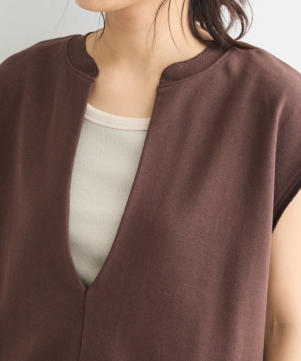 CRAFT STANDARD BOUTIQUE 裏毛深Ｖベスト 