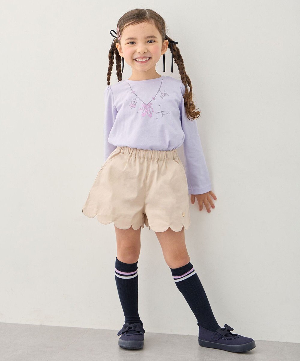 ANY KIDS 【WEB限定】7days プリント 長袖Tシャツ 