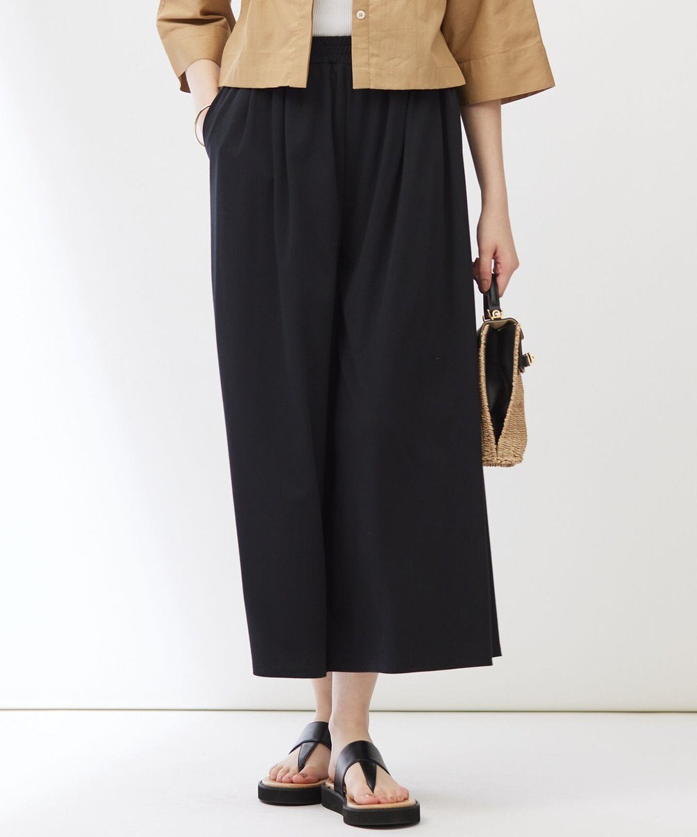 23区 【Indian Factory】ツイストスムースジャージー ワイドパンツ 