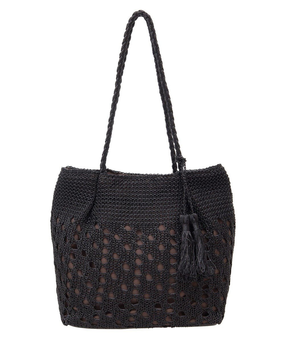 Green Parks ・ＱＵＯＮ　マクラメメタルトート 