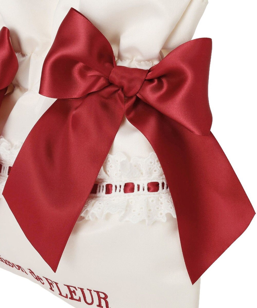 Maison de FLEUR ガトーフレーズダブルリボン2Wayトート 