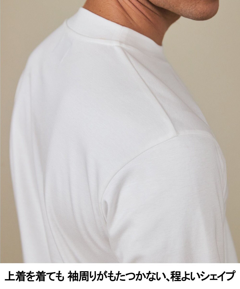 GOTAIRIKU クルーネック以上 モックネック未満【ジャケット専用】カバーネック ドレスTシャツ 