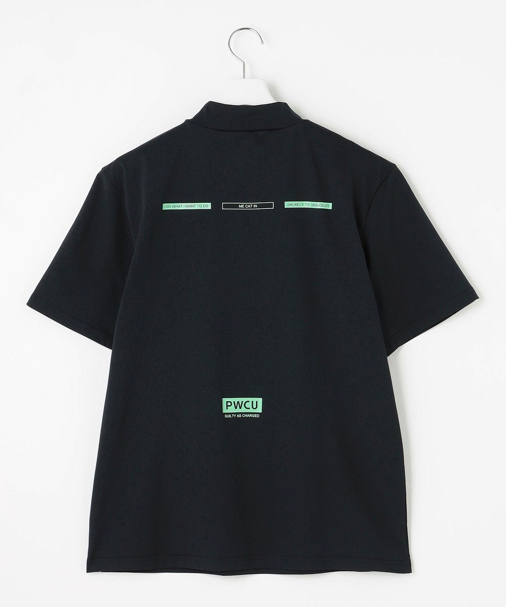 PW CIRCULUS 【UV遮蔽率99% UVカット / 速乾 / ストレッチ】【GOLF OUT掲載】【MEN】アニマルグラフィックモックネックT ゴルフ 