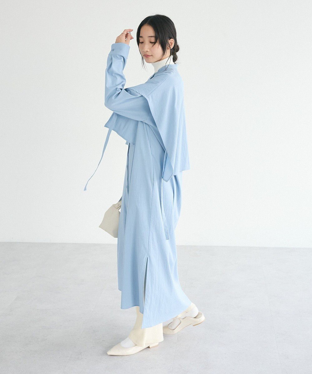 CRAFT STANDARD BOUTIQUE レイヤード風シャツワンピース 