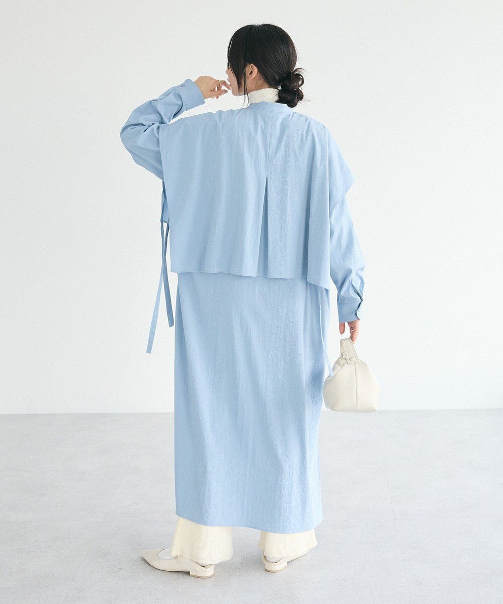 CRAFT STANDARD BOUTIQUE レイヤード風シャツワンピース 