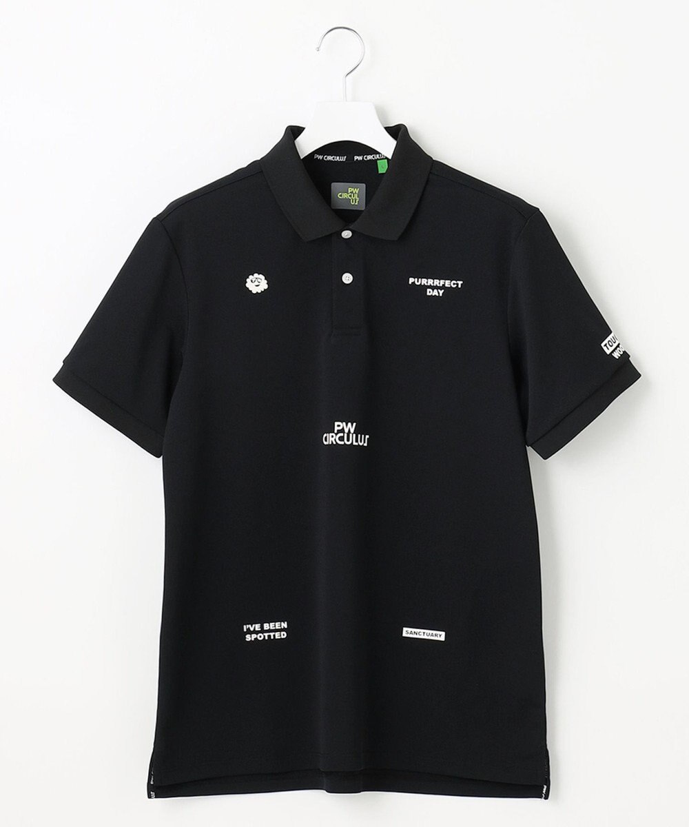 PW CIRCULUS 【MEN】【吸汗速乾】ベーシックカノコ ポロシャツ 
