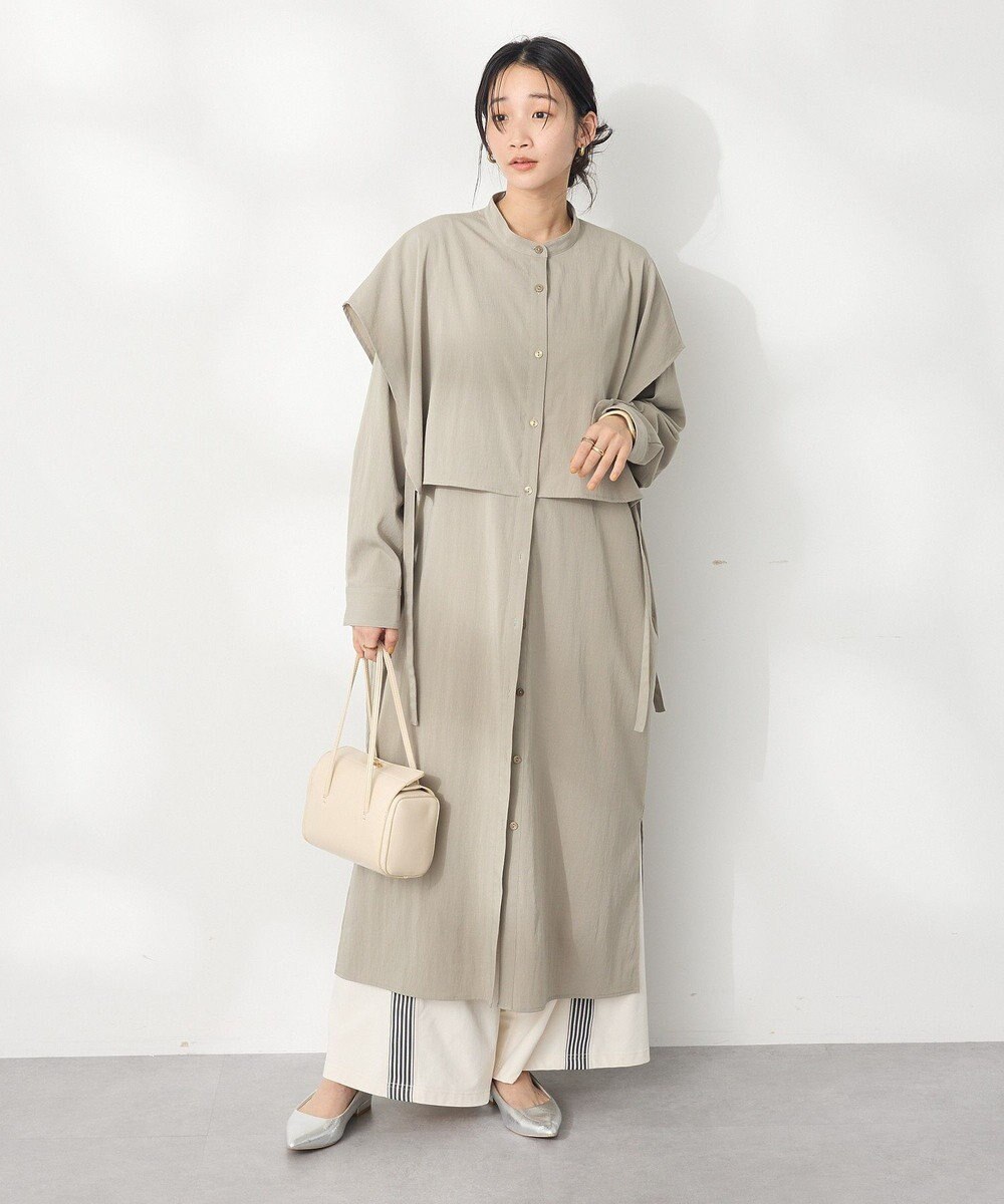 CRAFT STANDARD BOUTIQUE レイヤード風シャツワンピース 