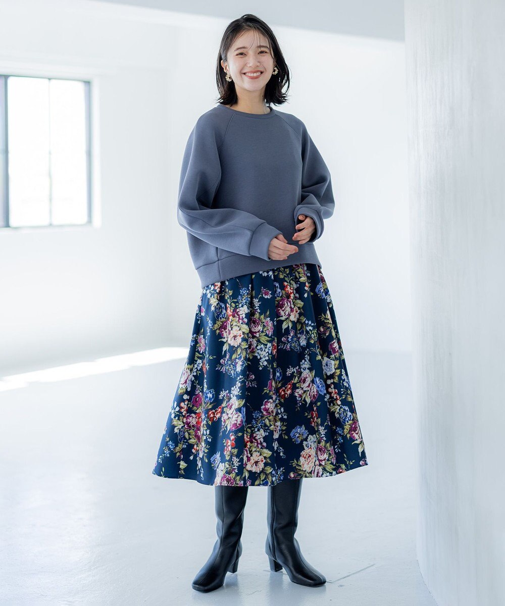 組曲 L ダンボールジャージー ショート丈プルオーバー 