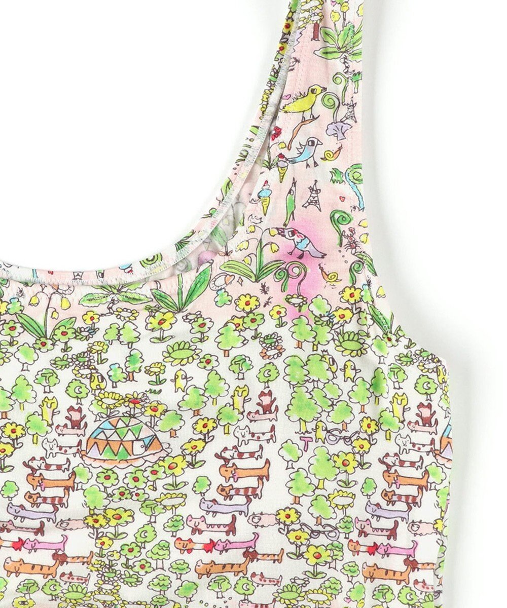 tsumori chisato SLEEP ツモリチサト インナー ノースリーブ タンクトップ ベア天竺素材(身生地) パッド付 レディース UCX410 /ワコール 