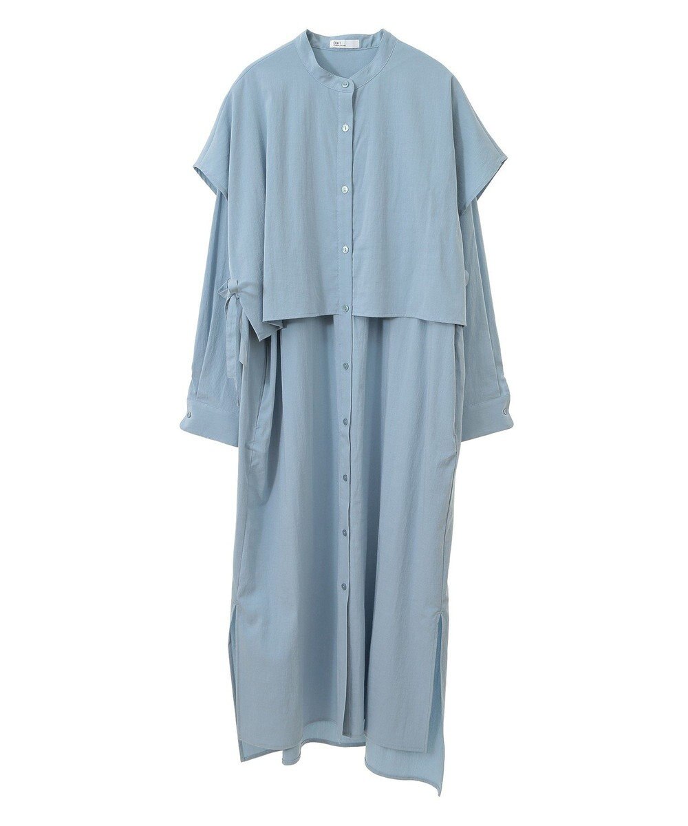 CRAFT STANDARD BOUTIQUE レイヤード風シャツワンピース 