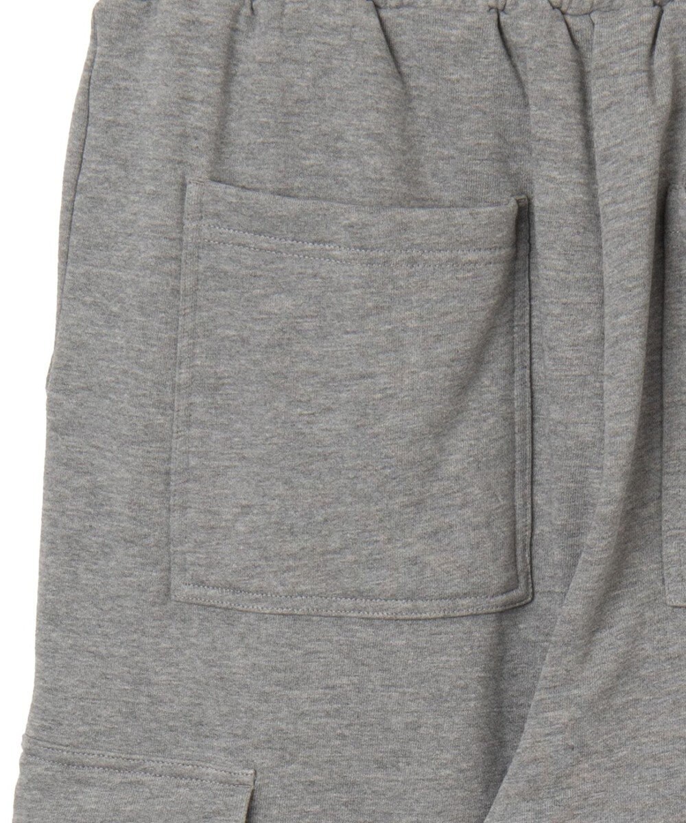 WEGO 【ウエストゴム/MLサイズ展開】ワイドカーゴスウェットパンツ 