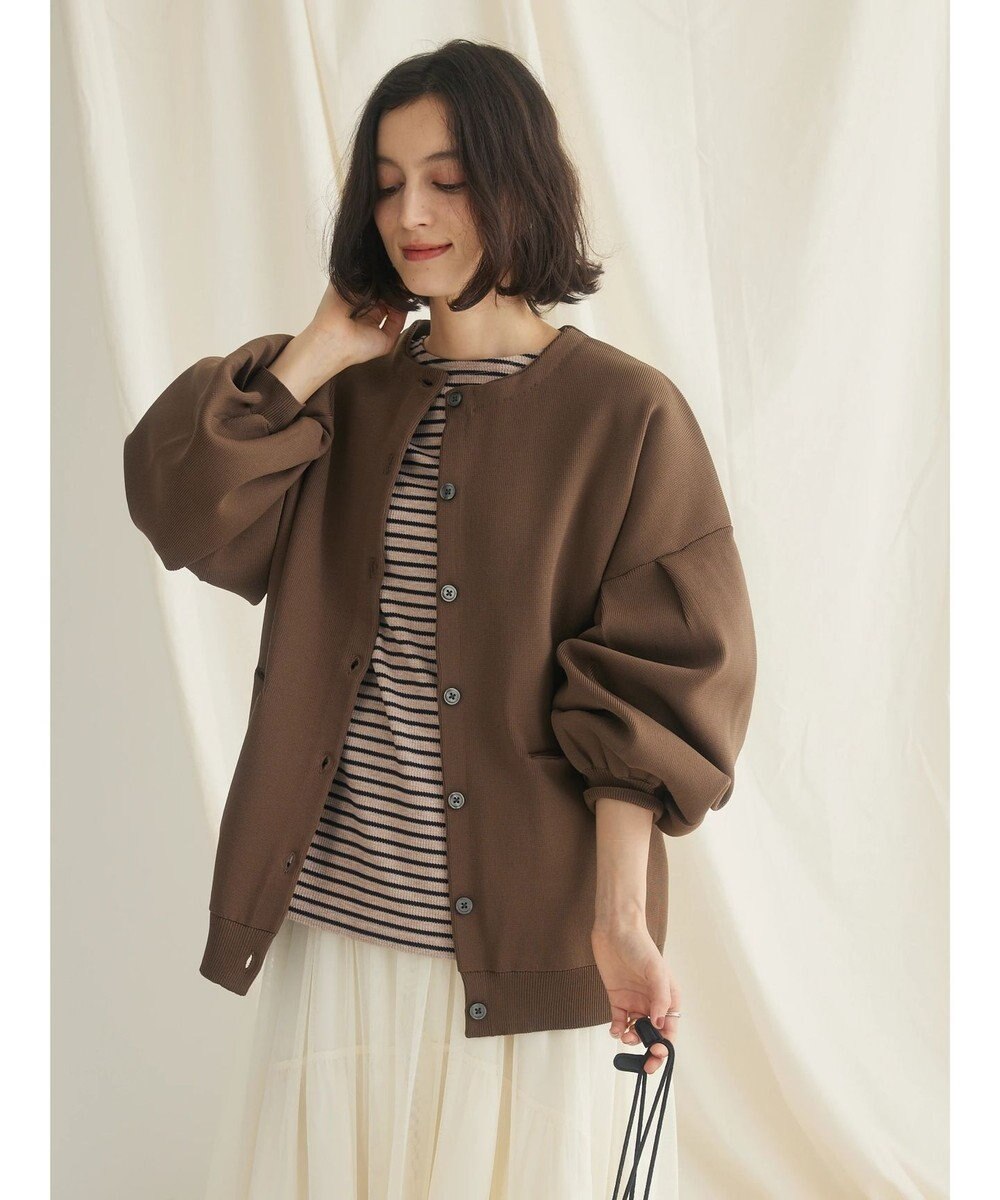 CRAFT STANDARD BOUTIQUE リサイクルポリエステルニットカーディガン 