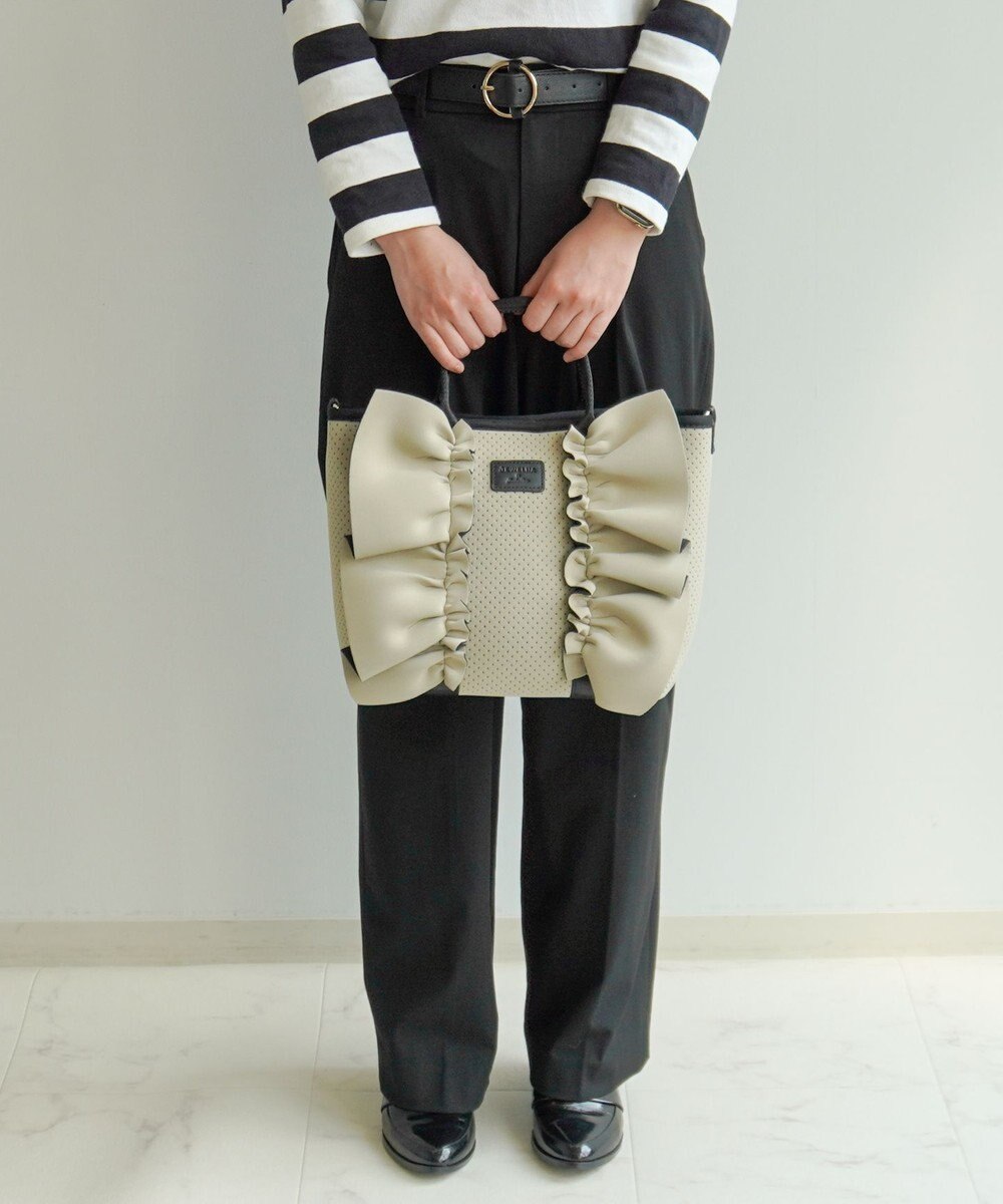 ACE BAGS & LUGGAGE JEWELNA by Jewelna Rose フリルトートバッグ 16205 軽量 2WAY ショルダーバッグ リボン 