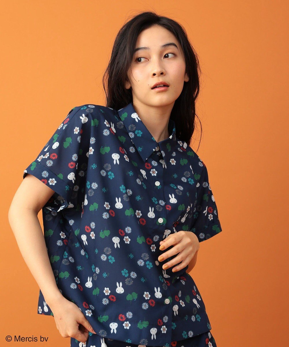 Green Parks ｍｉｆｆｙ／総柄プリントシャツ 