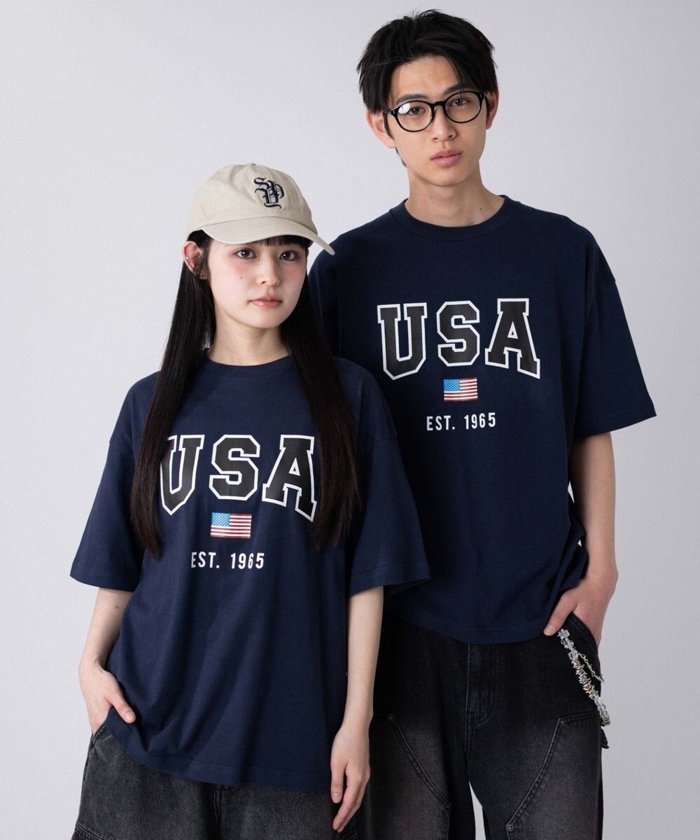 WEGO 【ユニセックス着用ITEM/XSSMLXLサイズ展開】アソートグラフィックBIG　T（SS） 